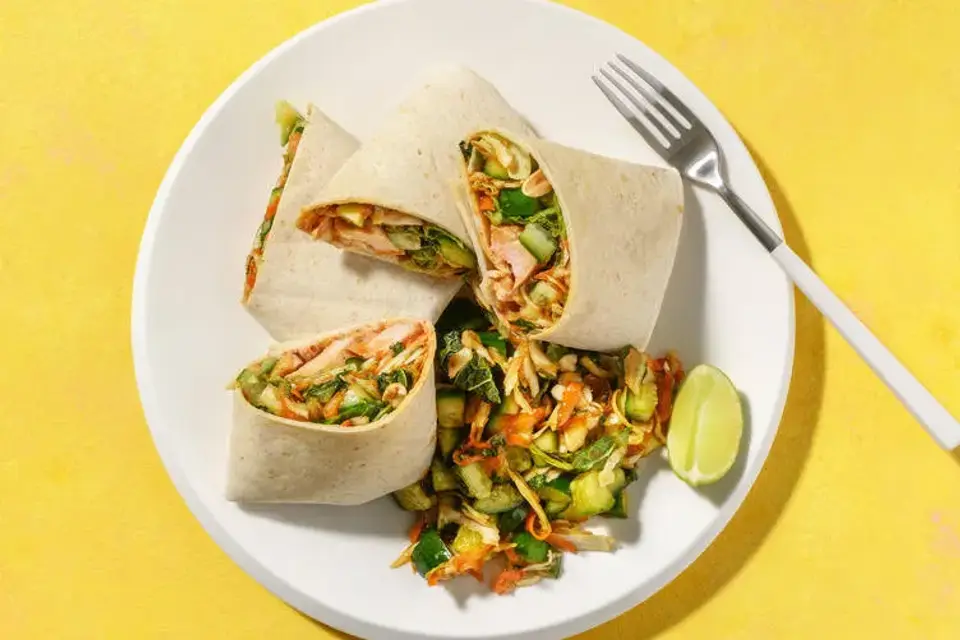 Hurtig vietnamesisk hoisin-svinekødswrap — HelloFreshs eget foto