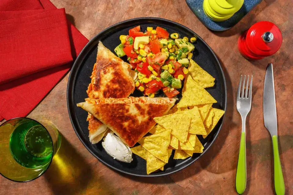 Ostefyldte kyllinge-enchiladas — HelloFreshs eget foto