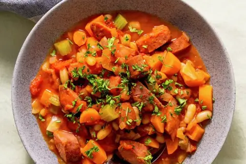 Cassoulet med linqueca og butterbeans