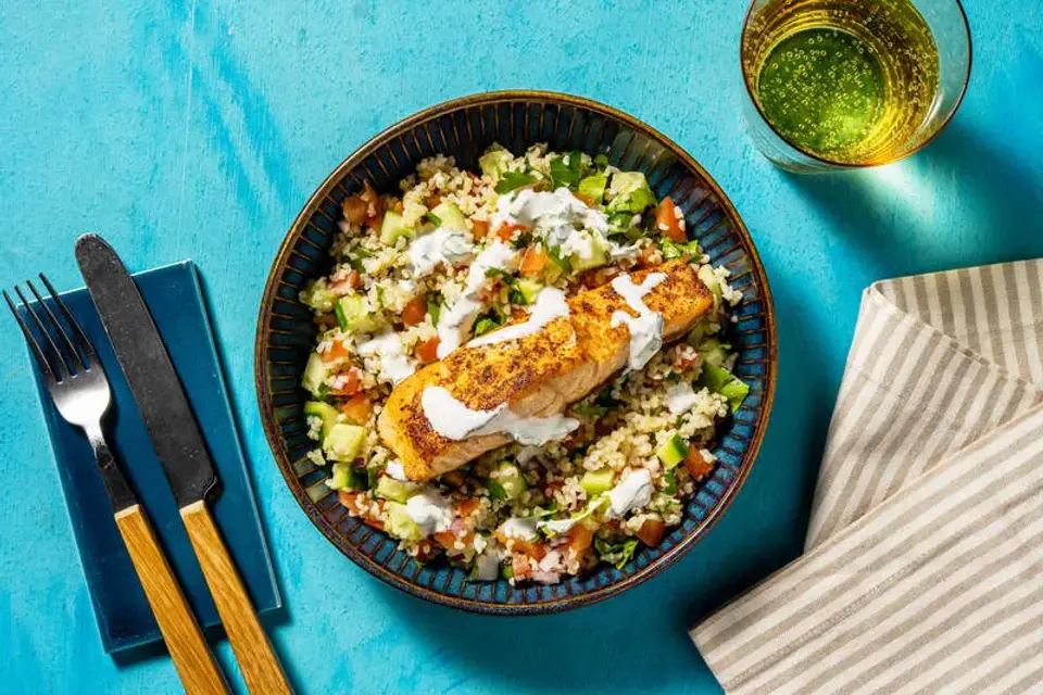 Cajunkrydret ørred — HelloFreshs eget foto