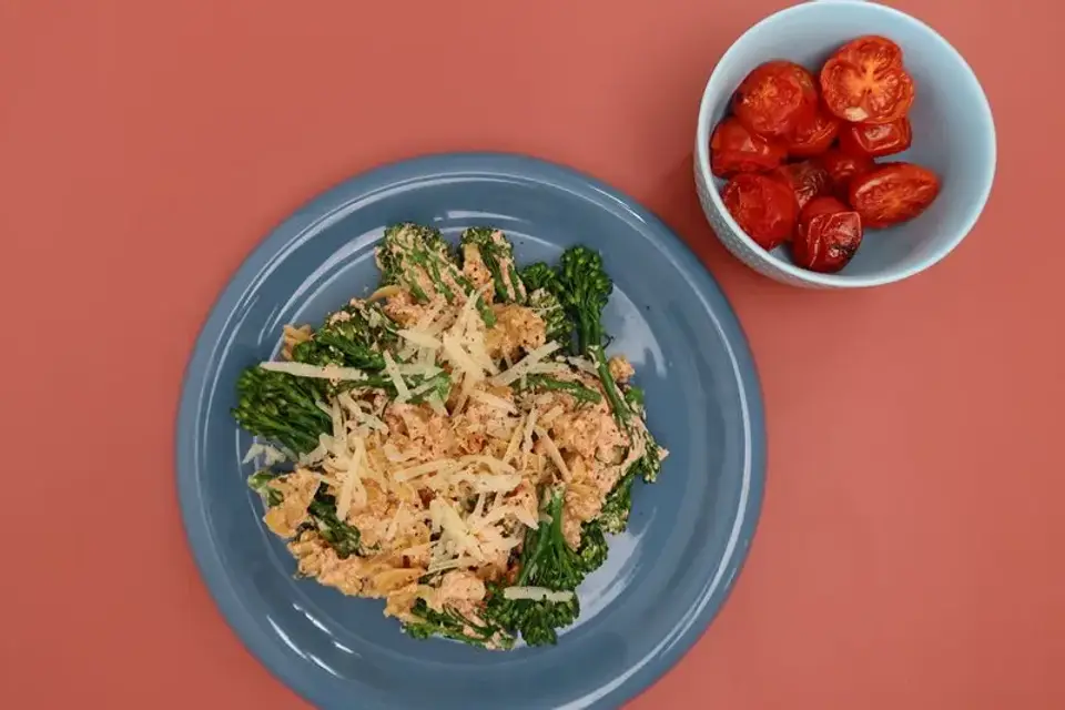 Pasta med tomatsauce — Skagenfoods eget foto