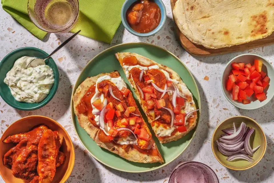 Hurtig indisk kyllingenaan — HelloFreshs eget foto