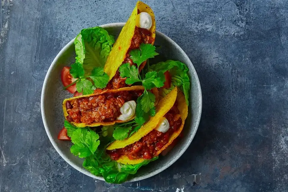ELITE Team DK Sprøde tacos med chili con carne — Skagenfoods eget foto