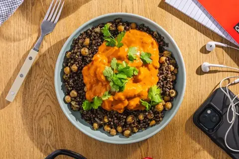 Quick butter chicken med beluga pilaf