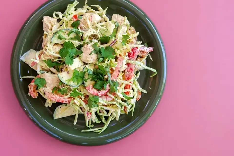 Cremet kyllingesalat — Skagenfoods eget foto