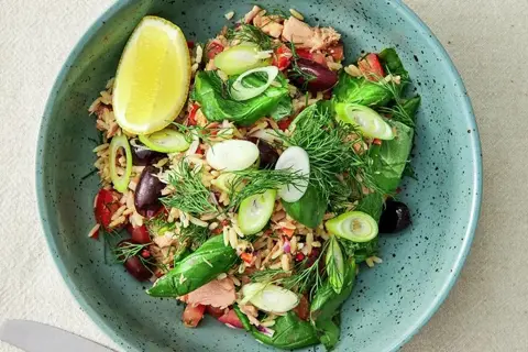 Insalata di riso - Italiensk rissalat med tun og grønt