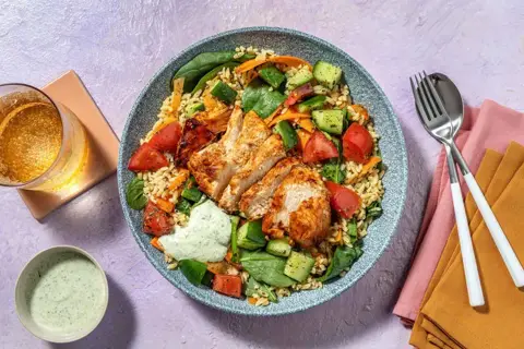 Hurtig græskinspireret kyllingesalat