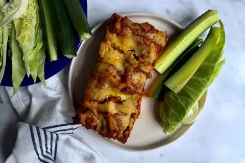 HEAT: Lasagne med snackgrønt