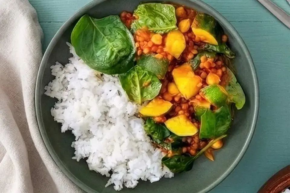 Chana masala med kikærter og linser — RetNemts eget foto