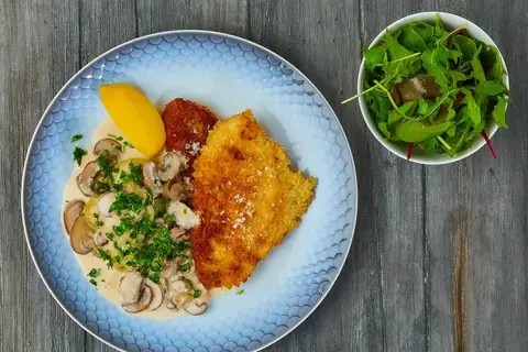 Fiskefilet à la bonne femme på rødspætte