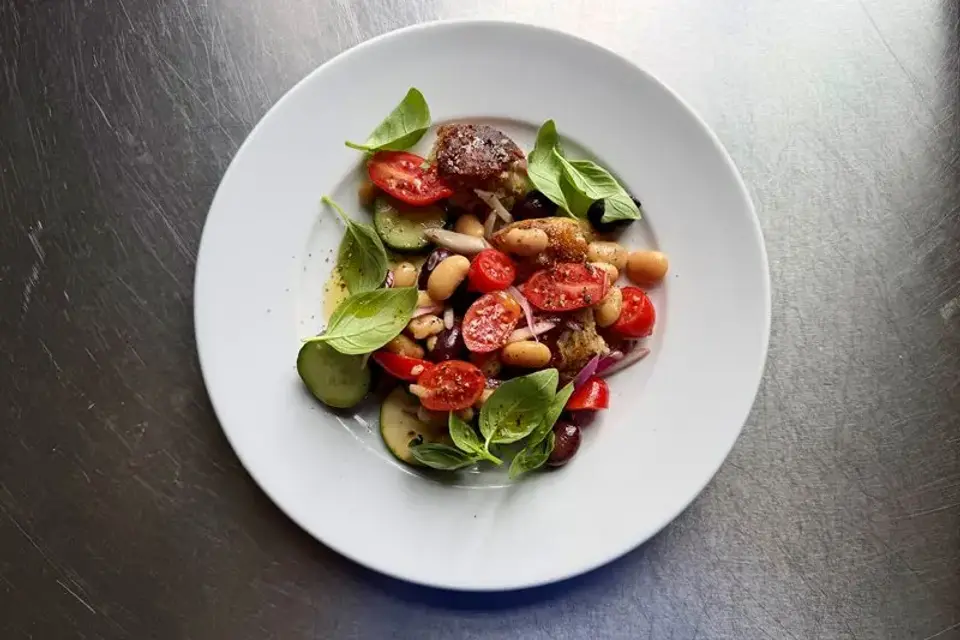 Bønne panzanella — Skagenfoods eget foto