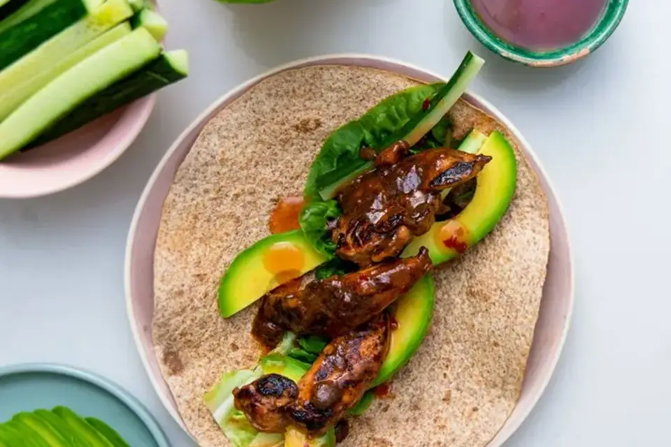 Wraps med adobokylling og avocado — RetNemts eget foto