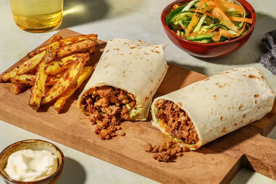 Vietnamesisk wrap med hakket svine- og kalvekød — HelloFreshs eget foto