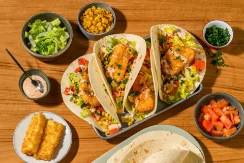 Tacos med sprød halloumi