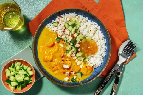 Hurtig Indisk reje-'korma'