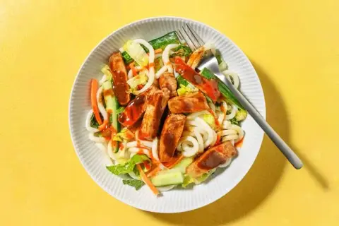 Teriyaki-glaseret svinekamfilet