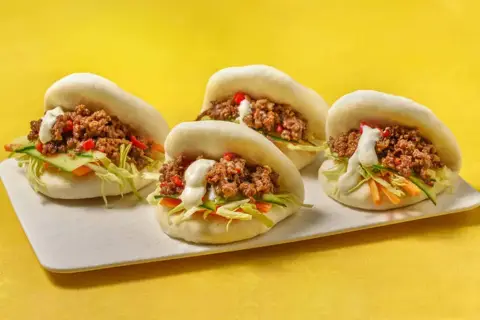 Koreansk oksekød i bao-boller