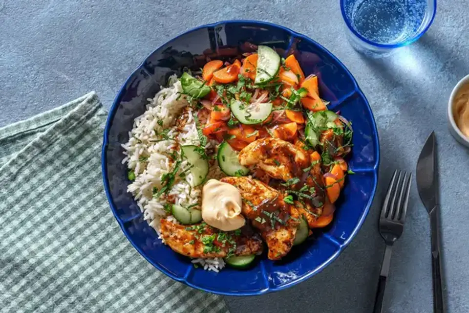 Vietnamesisk kyllingebowl — HelloFreshs eget foto