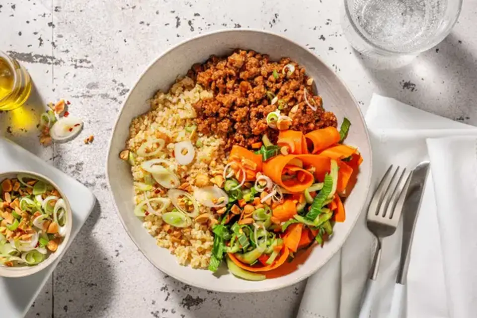 Glaseret oksekødsbowl — HelloFreshs eget foto