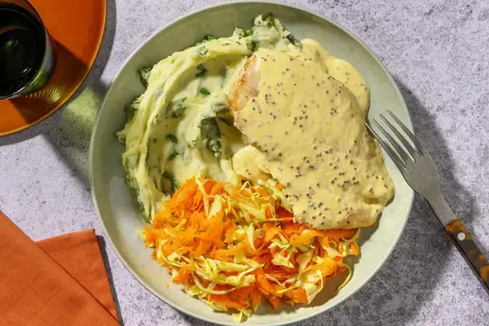 Pandestegt torsk — HelloFreshs eget foto