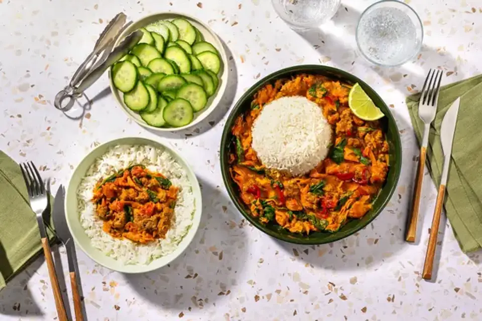 Kokoskarry med hakket oksekød — HelloFreshs eget foto