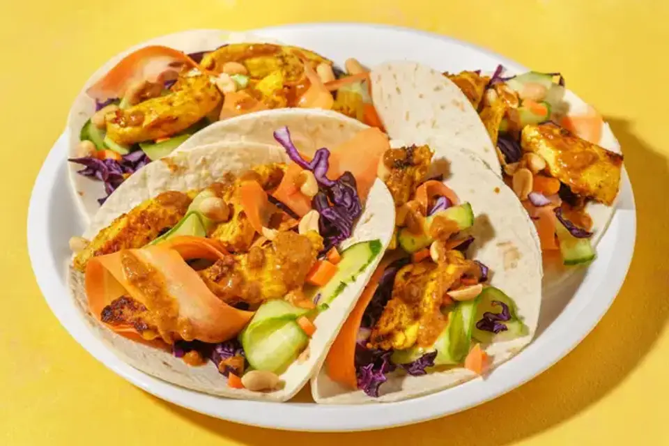 Hurtige kyllingetacos — HelloFreshs eget foto