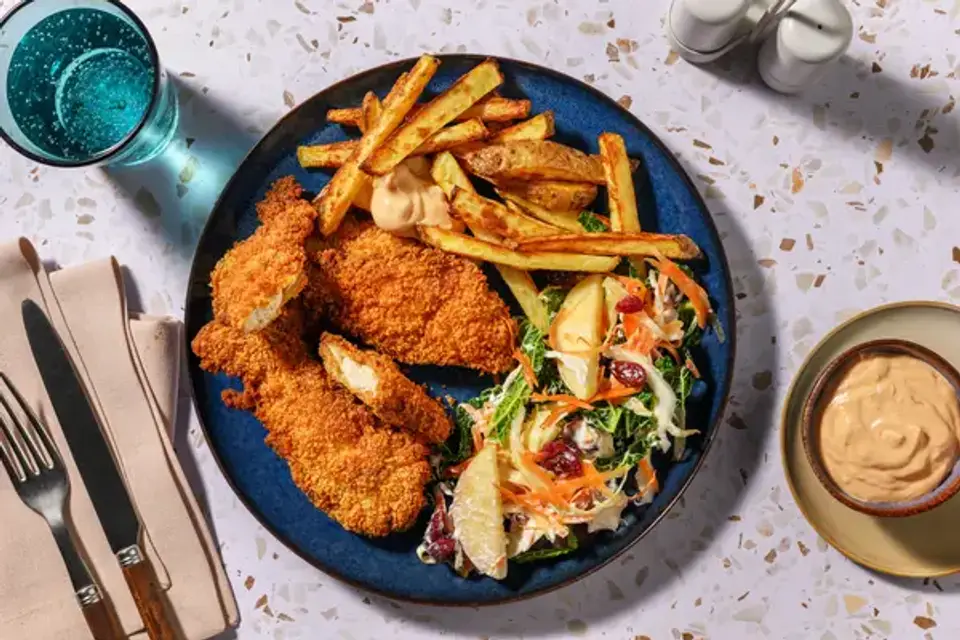 Svinekøds-'steak Diane' — HelloFreshs eget foto