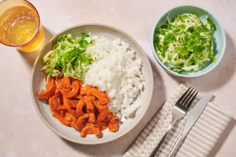 Svensk pølse-stroganoff