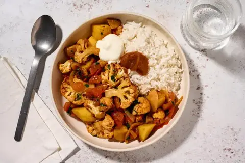 Aloo Gobi: indisk blomkålskarry