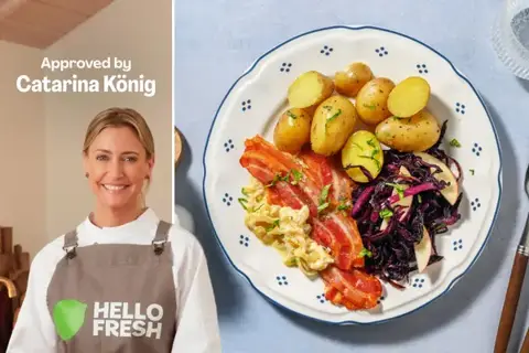 Svensk stegt flæsk og løgsauce