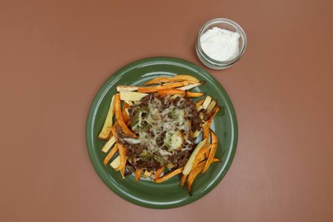 Loaded fritter