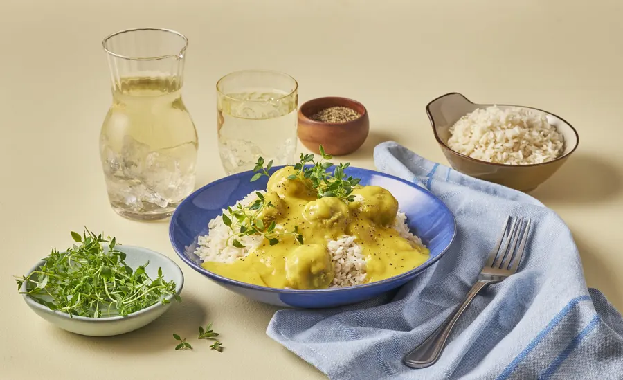 Boller i karry fra Familiekassen — produktfoto fra BetterFeast